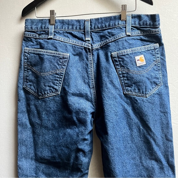 Carhartt Flame resistant relaxed fit with a hammer  side leg zipper Sz 38 - Picture 7 of 16
